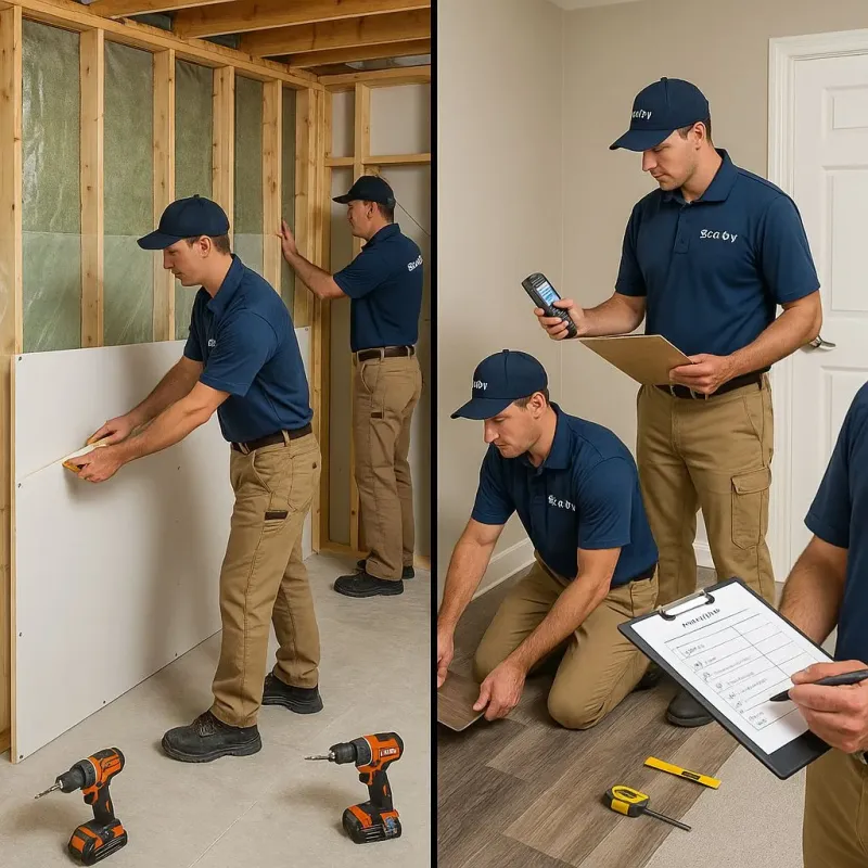 Repairs and Reconstruction process in Hyrum, UT